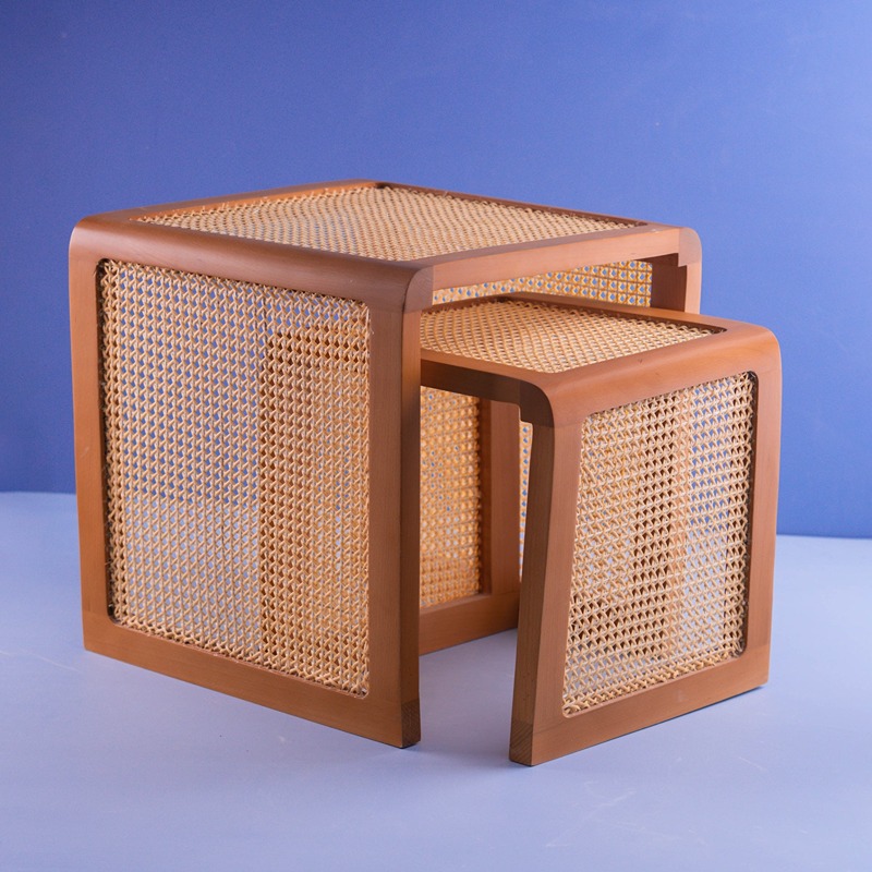 Side Table Set, 2 Pcs, Wood - KM-EG55-354