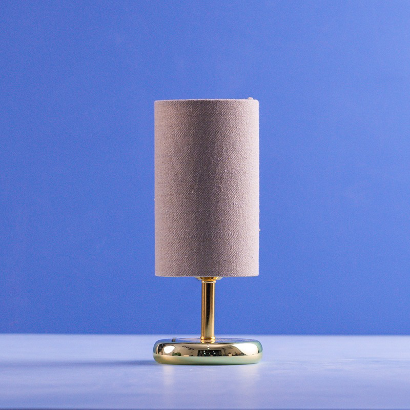 Desk Lamp, 20 cm, Beige/Gold - KM-EG55-370