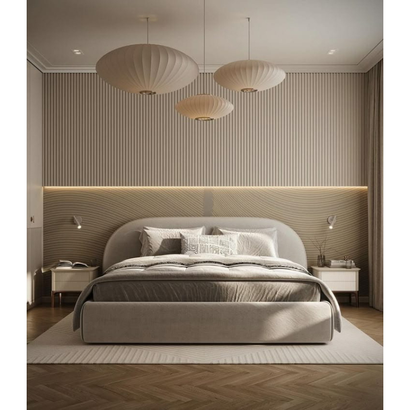 سرير, 170*200 سم, بيج - KM-EG144-22