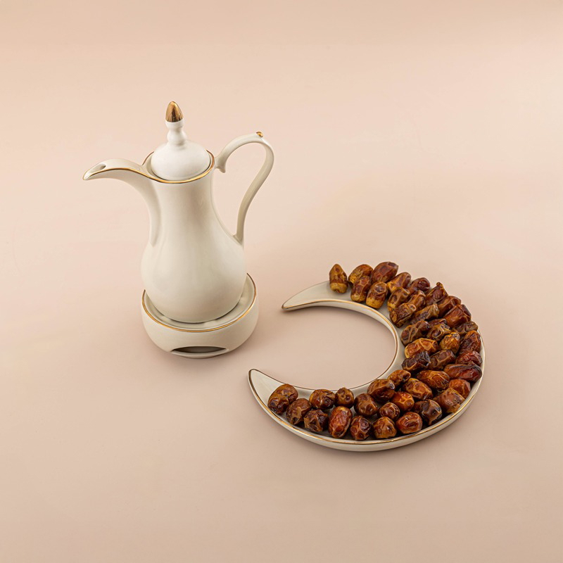 Crescent Serving Plate, 27 × 25 cm, Multiple Colors - KM-EG55-413