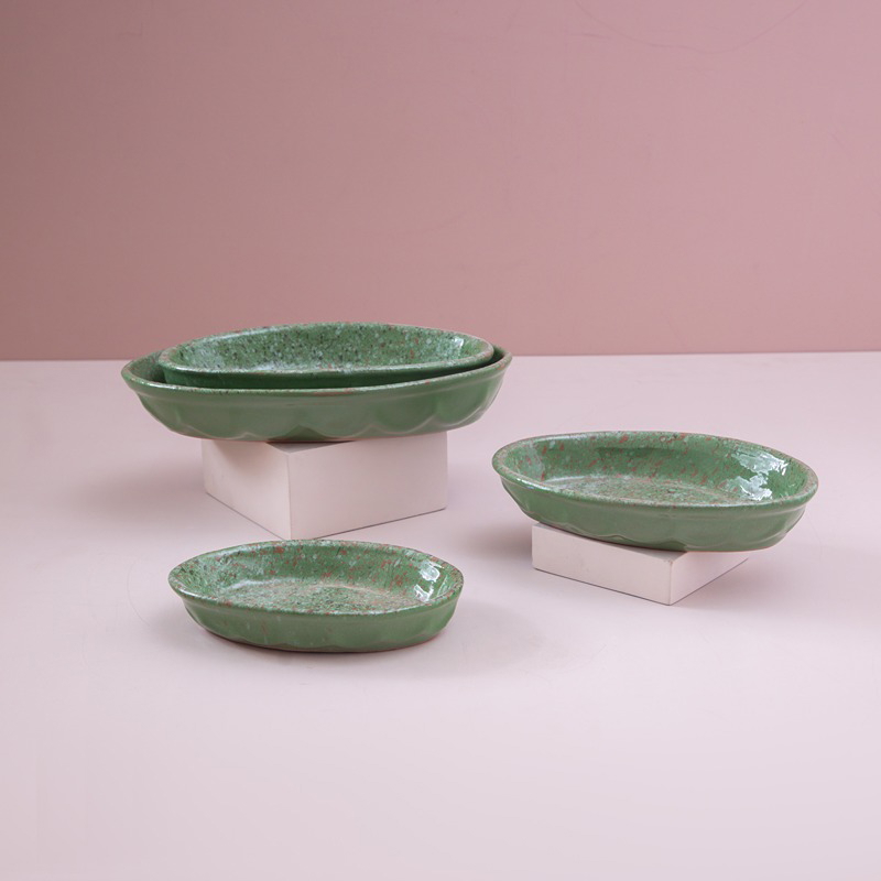 Heritage Clay Serveware Set, 4 Pcs, Multiple Colors - KM-EG55-425