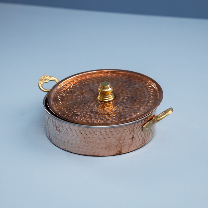 Vintage Cooking Pot, 25 cm, Copper - KM-EG55-439