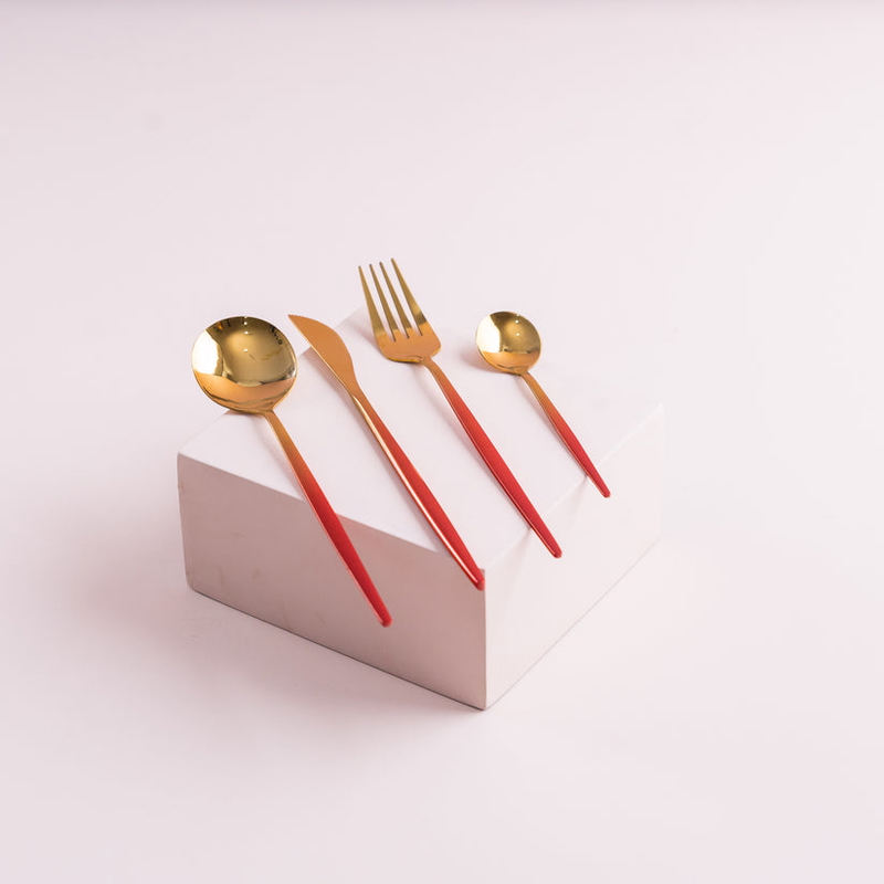 طقم تقديم جليم كت, 24 قطعة, متعدد الألوان - KM-EG55-457