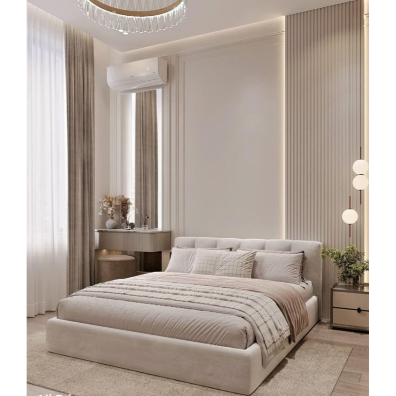 Bed, Multiple sizes, Off-white - KM-EG155-11