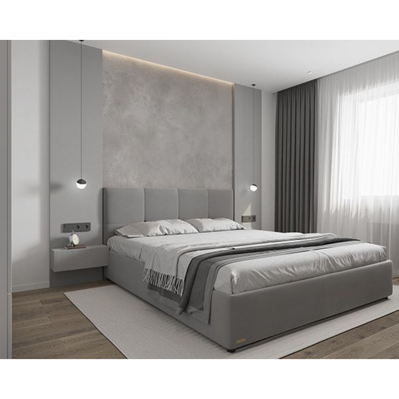 Bed, Multiple sizes, Gray - KM-EG155-13