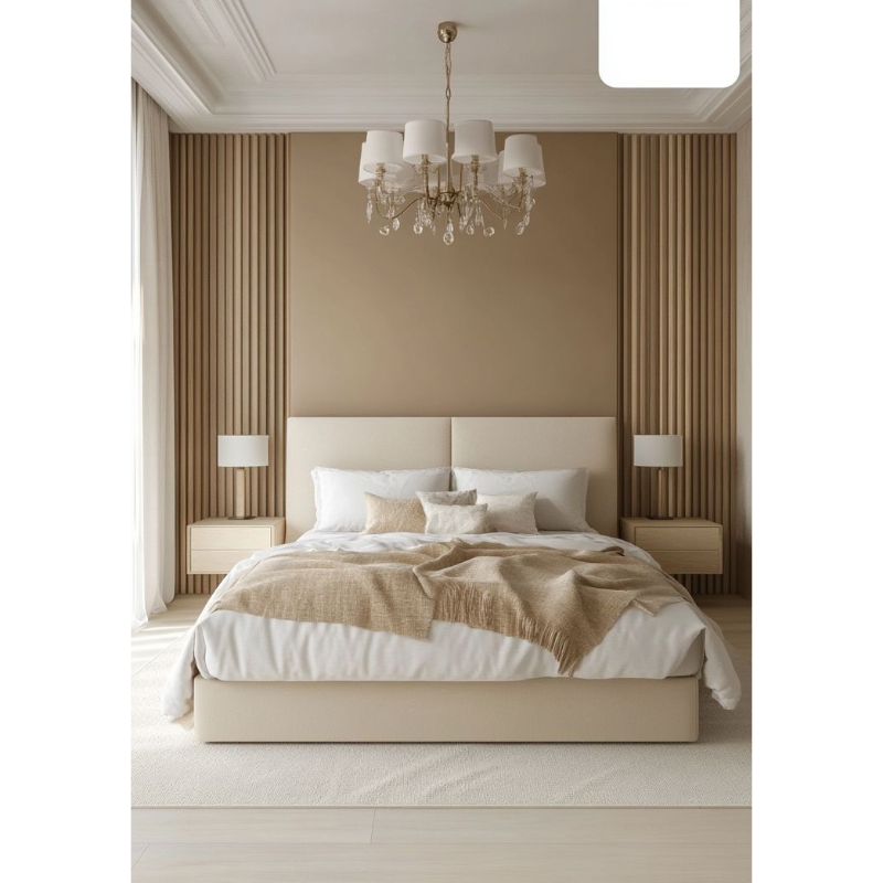 Bed, Multiple sizes, Off-white - KM-EG155-16