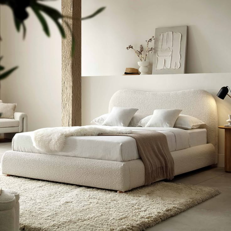 Bed, Multiple sizes, Off-white - KM-EG155-19