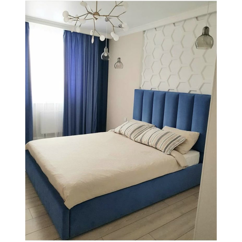 Bed, Multiple sizes, Navy blue - KM-EG155-21