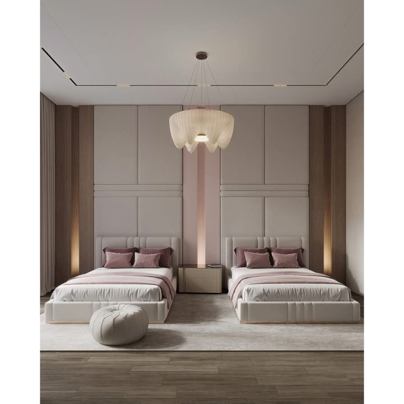 Two children's beds, 2 pcs, Off-white - KM-EG155-27