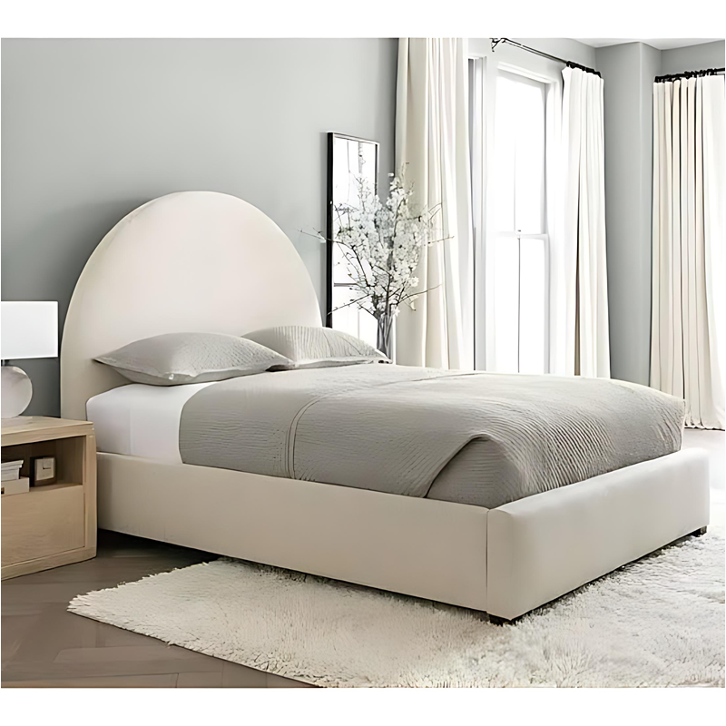 Bed, Mutliple Sizes, Off White - KM-EG171-03