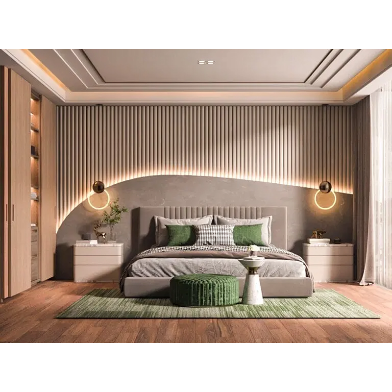 Bed, 180 cm, Beige - KM-EG171-10