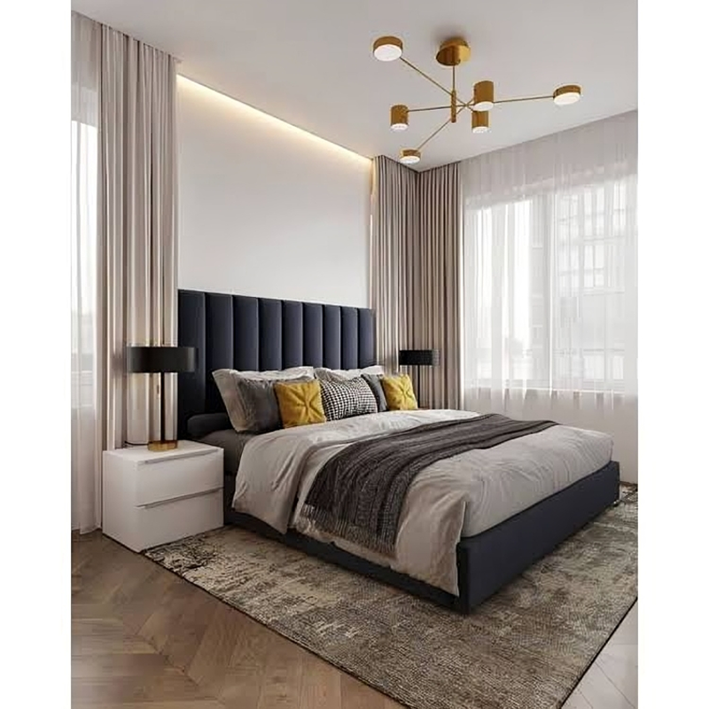 Bed, 180 cm, Dark Grey - KM-EG171-13