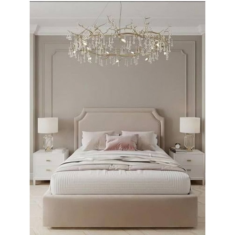 Bed, 160 cm, Beige - KM-EG171-16