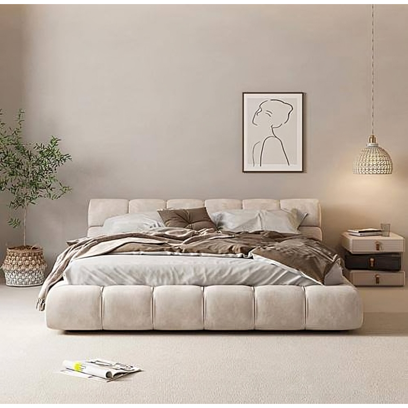 Bed, 160 cm, Beige - KM-EG171-17