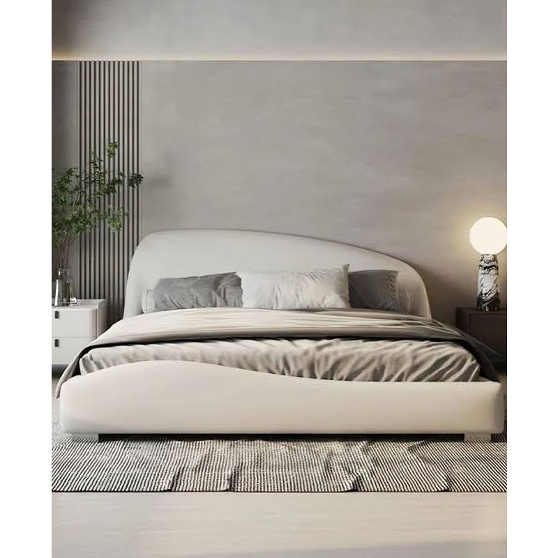 Bed, 160 cm, White - KM-EG171-19