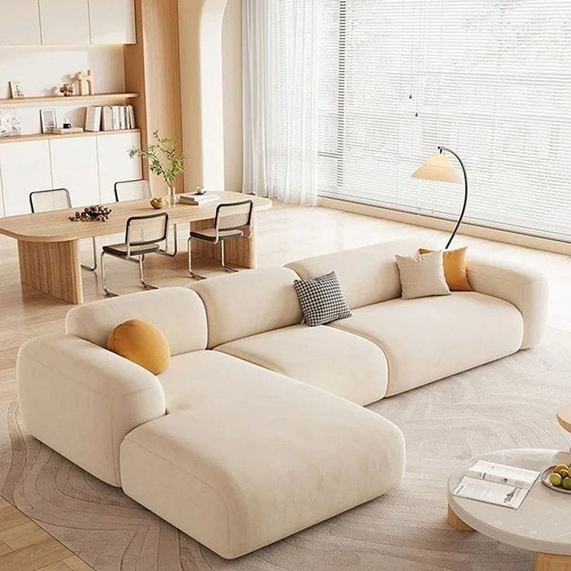 Corner Sofa, 300 cm, Off White - KM-EG174-20