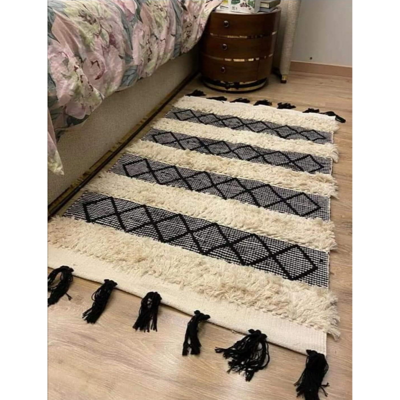 Wool Carpet, 200 × 150 cm, Multiple Colors - KM-EG175-15