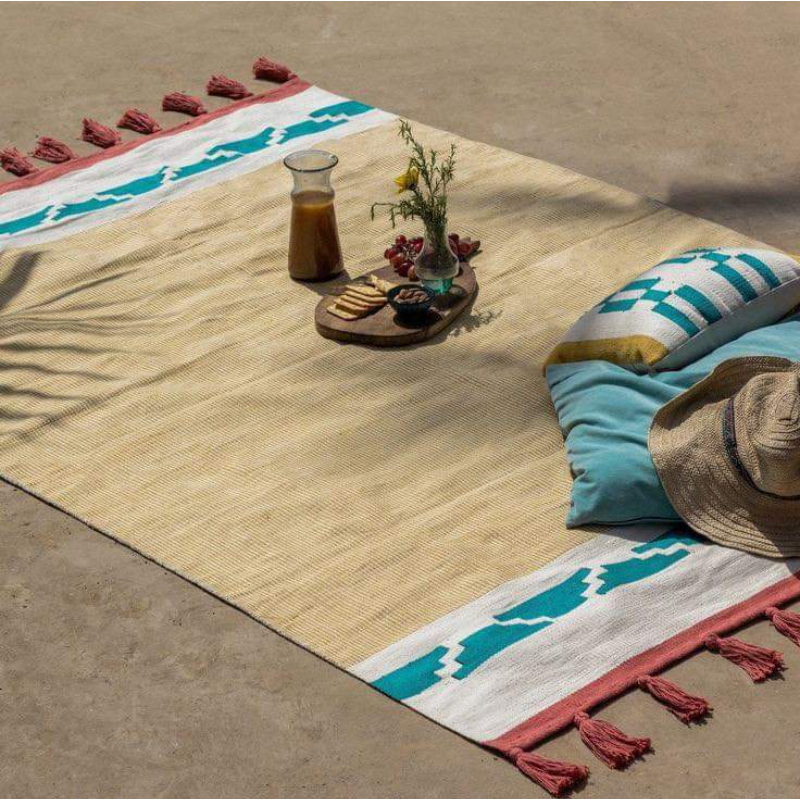 Wool Carpet, 200 × 150 cm, Multiple Colors - KM-EG175-128