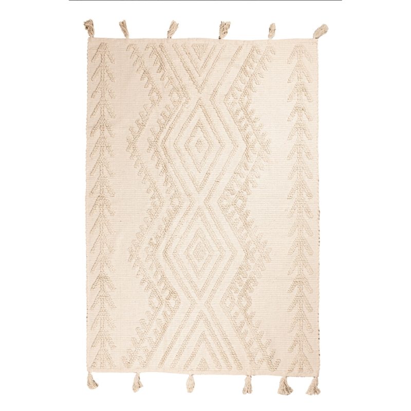 Wool carpet, 300 × 200 cm, Off White - KM-EG175-340