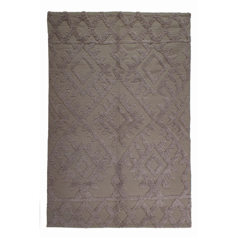 Wool carpet, 300 × 200 cm, Gray Dark - KM-EG175-341