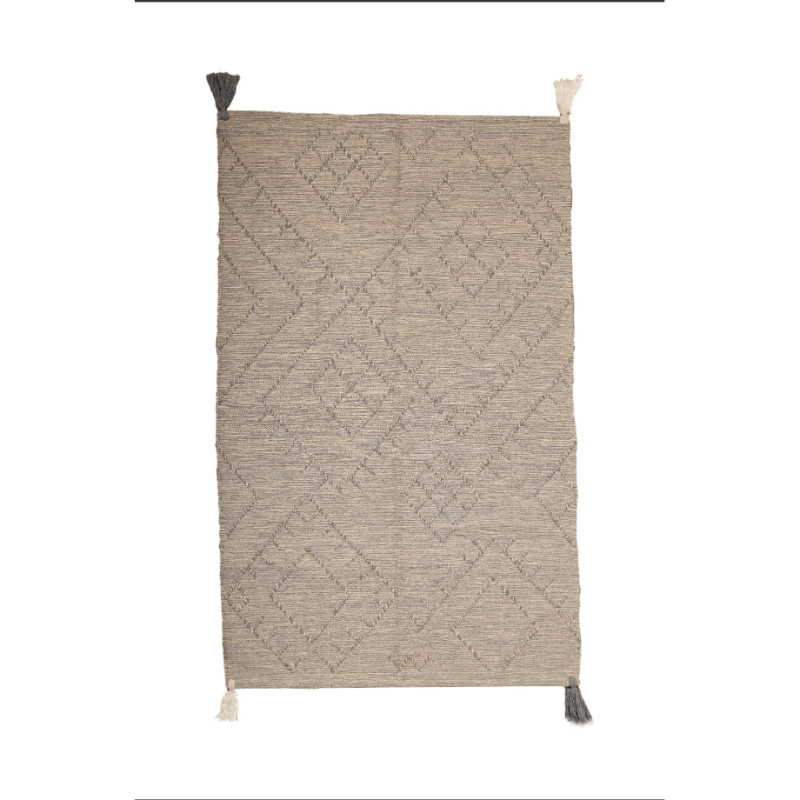 Wool carpet, 300 × 200 cm, Gray - KM-EG175-355