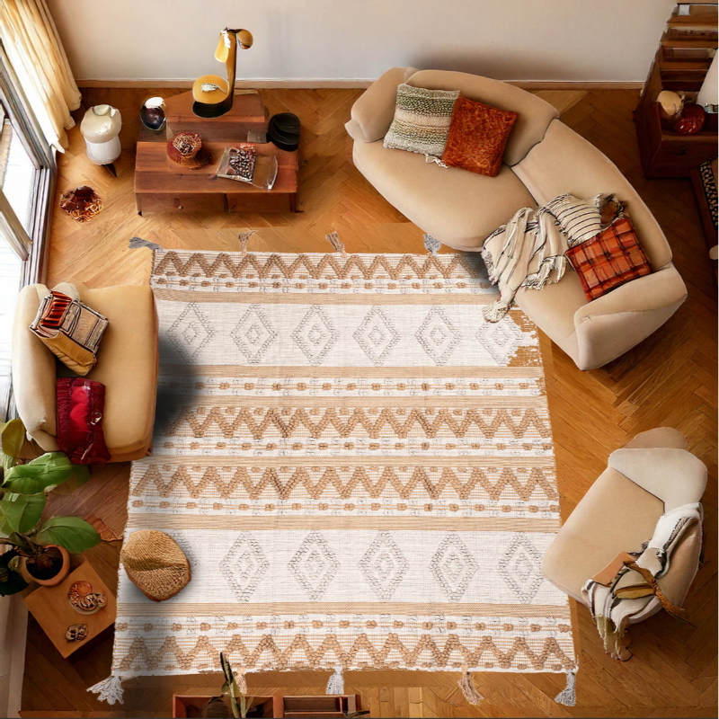 Wool carpet, 300 × 200 cm, Multiple Colors - KM-EG175-362