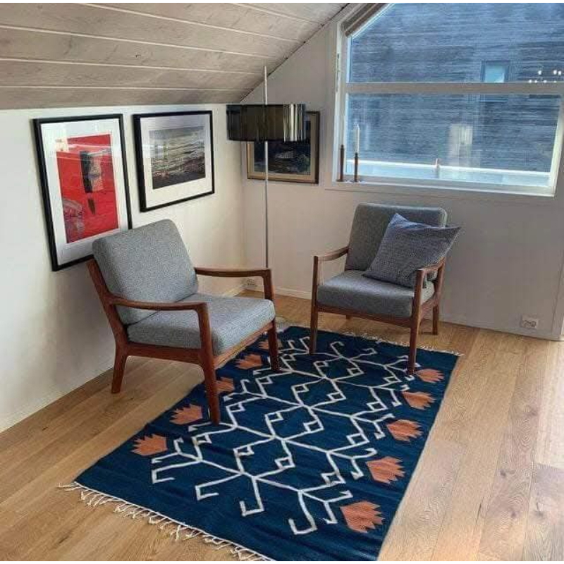 Wool carpet, 200 × 150 cm, Multiple Colors - KM-EG175-363