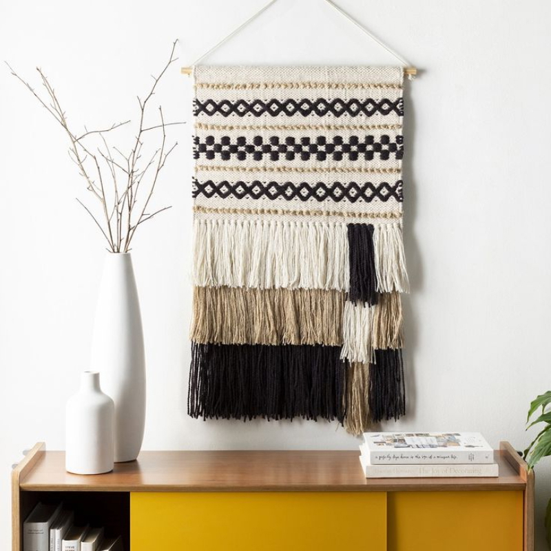 wool wall rug, 100 × 60 cm, Multicolor - KM-EG175-389