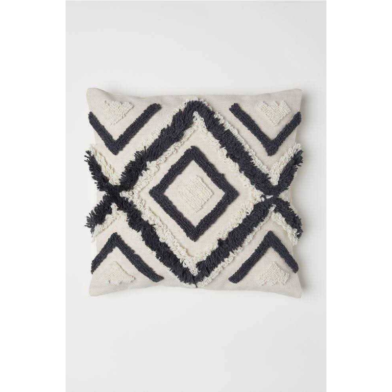 Wool cushion, 45 × 45 cm, beige - KM-EG175-396