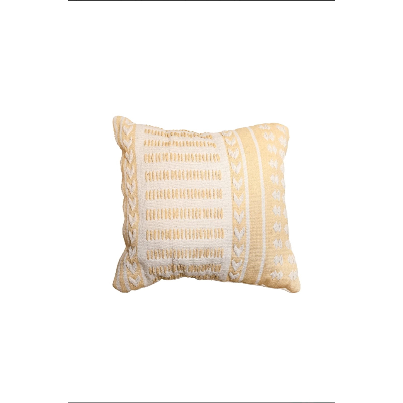 Wool cushion, 45 × 45 cm, beige - KM-EG175-409
