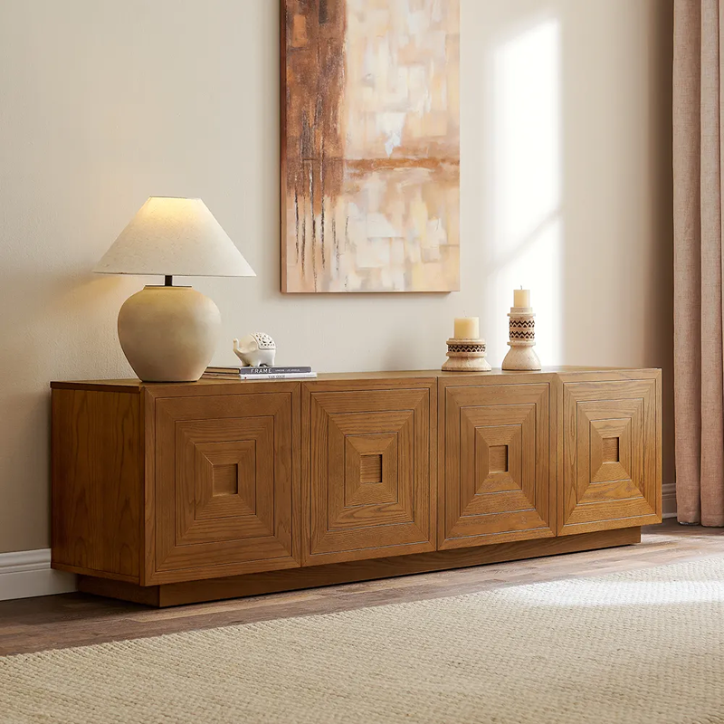 وحدة تلفزيون، 200 سم، بني - KM-EG67-37