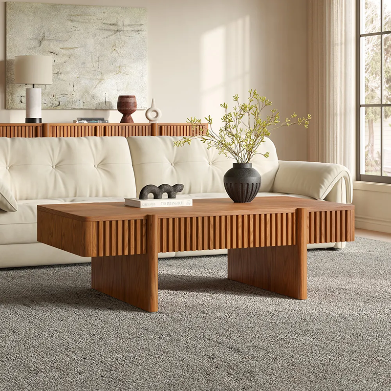 طاولة قهوة، 100 سم، بني - KM-EG67-48