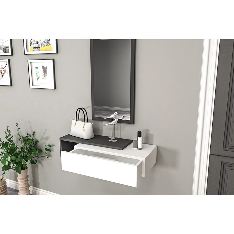 كونسول مع مرآة، قطعتين، متعدد الألوان - KM-EG67-50