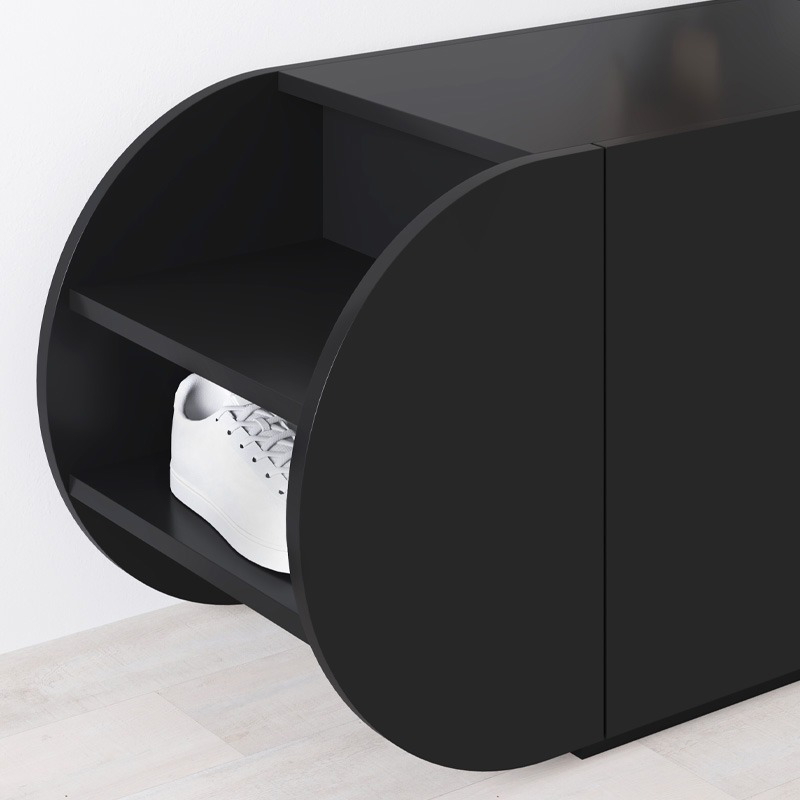 جزامة، 110 سم، أسود - KM-EG67-60