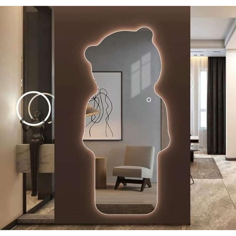 LED Mirror, 170 × 70 cm, Silver - KM-EG102-208