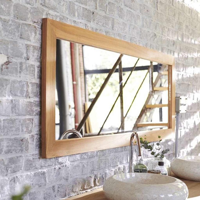 Wall Mirror, 65 × 90 cm, Wood - KM-EG102-213