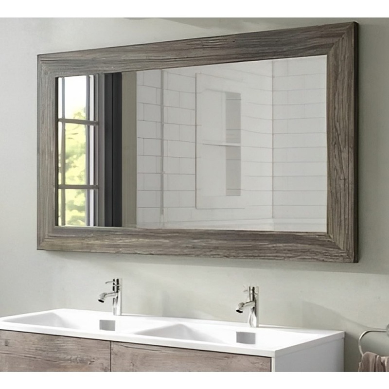 Wall Mirror, 65 × 120 cm, Grey - KM-EG102-214