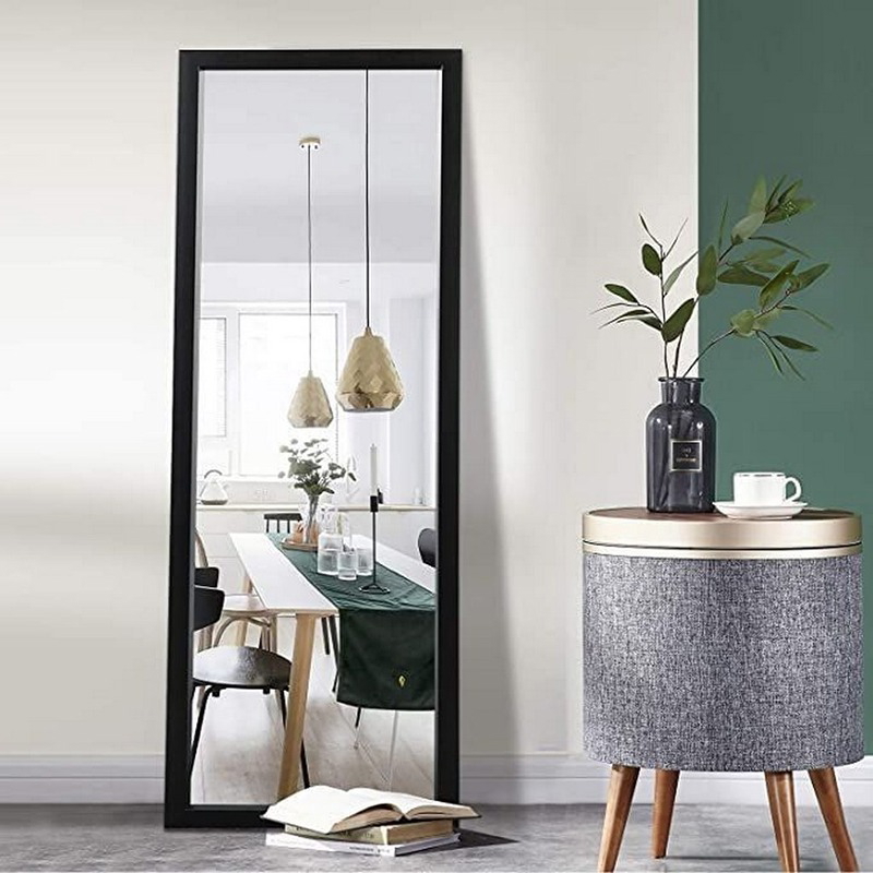 Floor Mirror, 170 × 70 cm, Black - KM-EG102-219