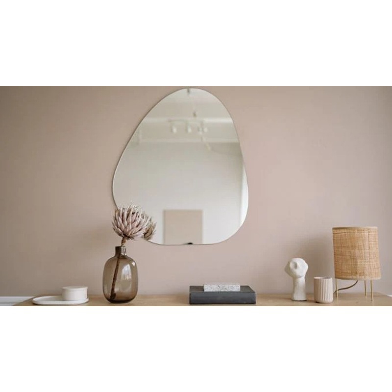 Wall Mirror, 80 × 60 cm, Silver - KM-EG102-228