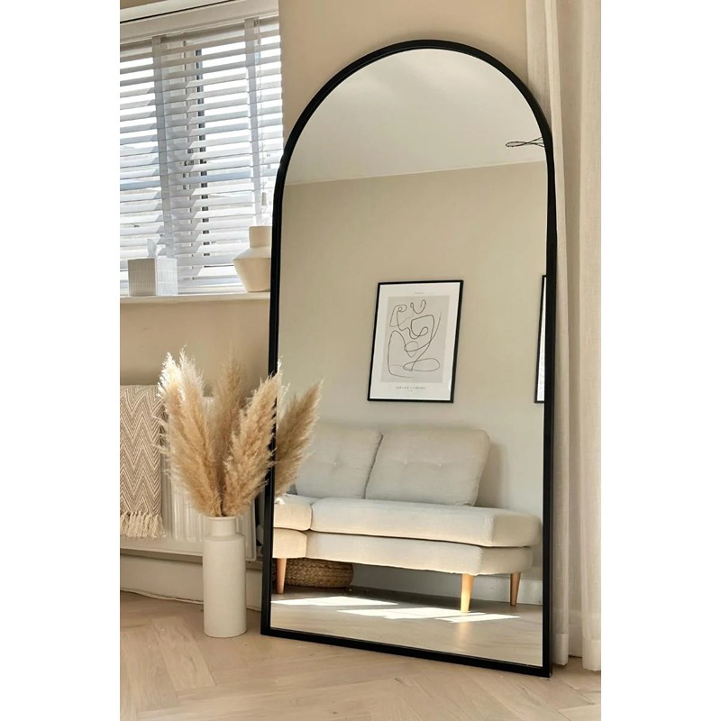 Floor Mirror, 170 × 60 cm, Black - KM-EG102-230