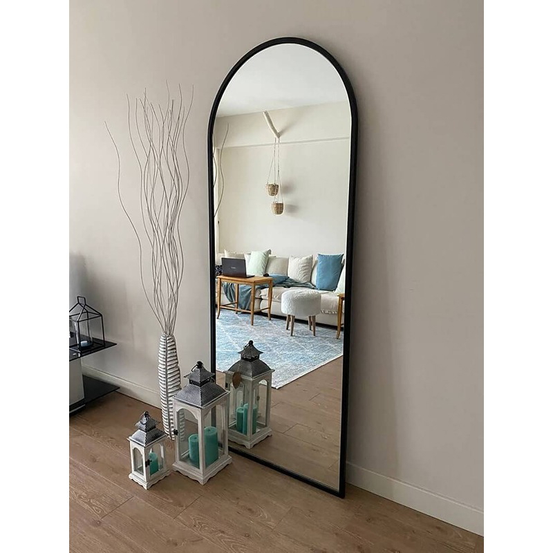 Floor Mirror, Multiple Sizes, Black - KM-EG102-235