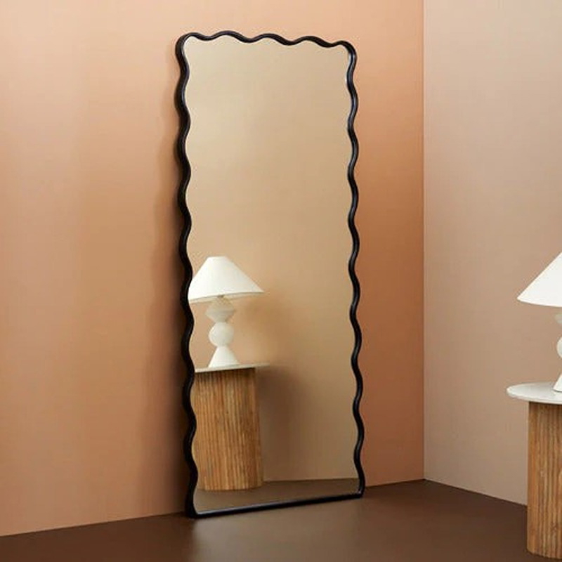 Floor Mirror, Multiple Sizes, Black - KM-EG102-236