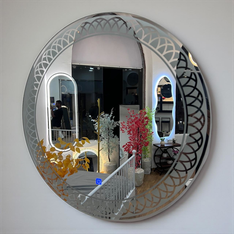 Touch Wall Mirror, 70 × 70 cm, Multi-Color - KM-EG76-80