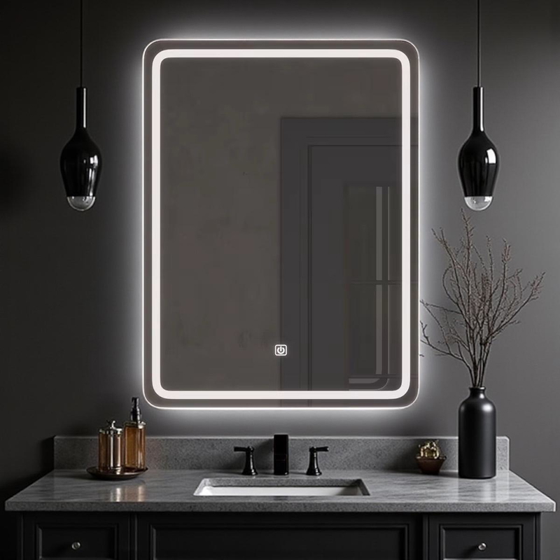 مراية حائط باللمس، 75 × 90 سم، ألوان متعددة - KM-EG76-81