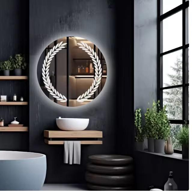 Touch Wall Mirror, 70 × 70 cm, Multi-Color - KM-EG76-84