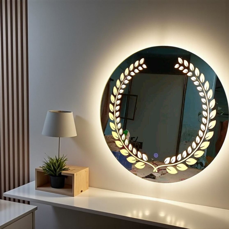 Touch Wall Mirror, 70 × 70 cm, Multi-Color - KM-EG76-84