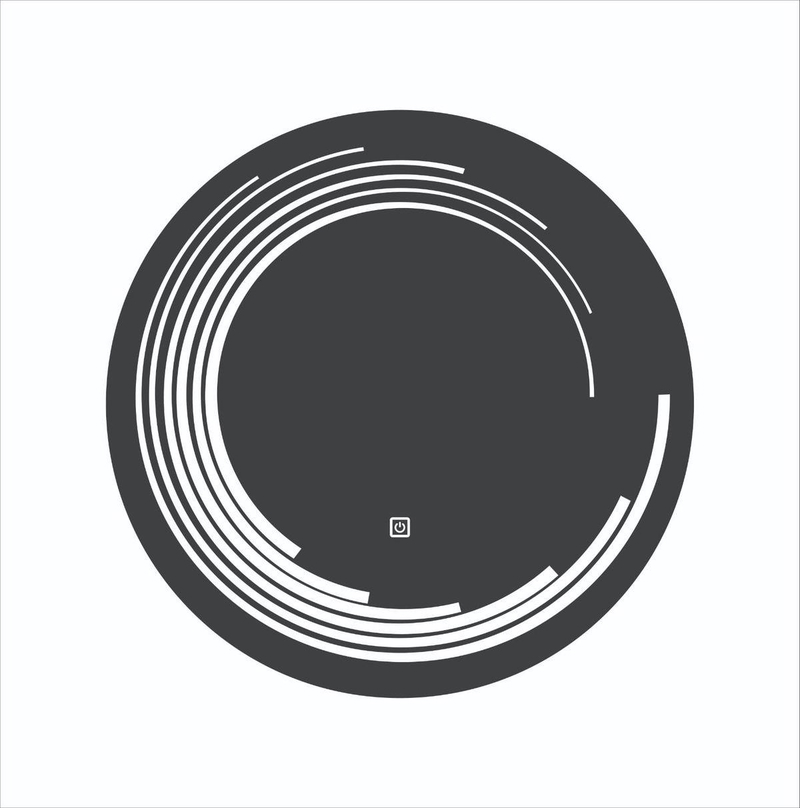 Touch Wall Mirror, 70 × 70 cm, Multi-Color - KM-EG76-85