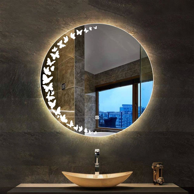 Touch Wall Mirror, 70 × 70 cm, Multi-Color - KM-EG76-86