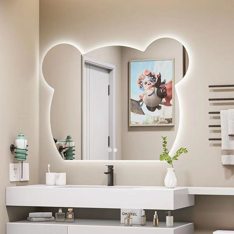 مراية حائط باللمس، 95 × 95 سم، ألوان متعددة - KM-EG76-89