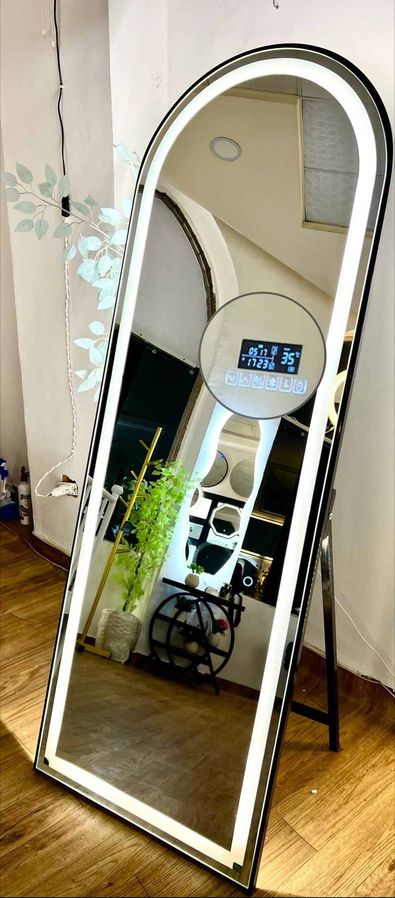 مراية حائط سمارت، 170 × 60 سم، ألوان متعددة - KM-EG76-101